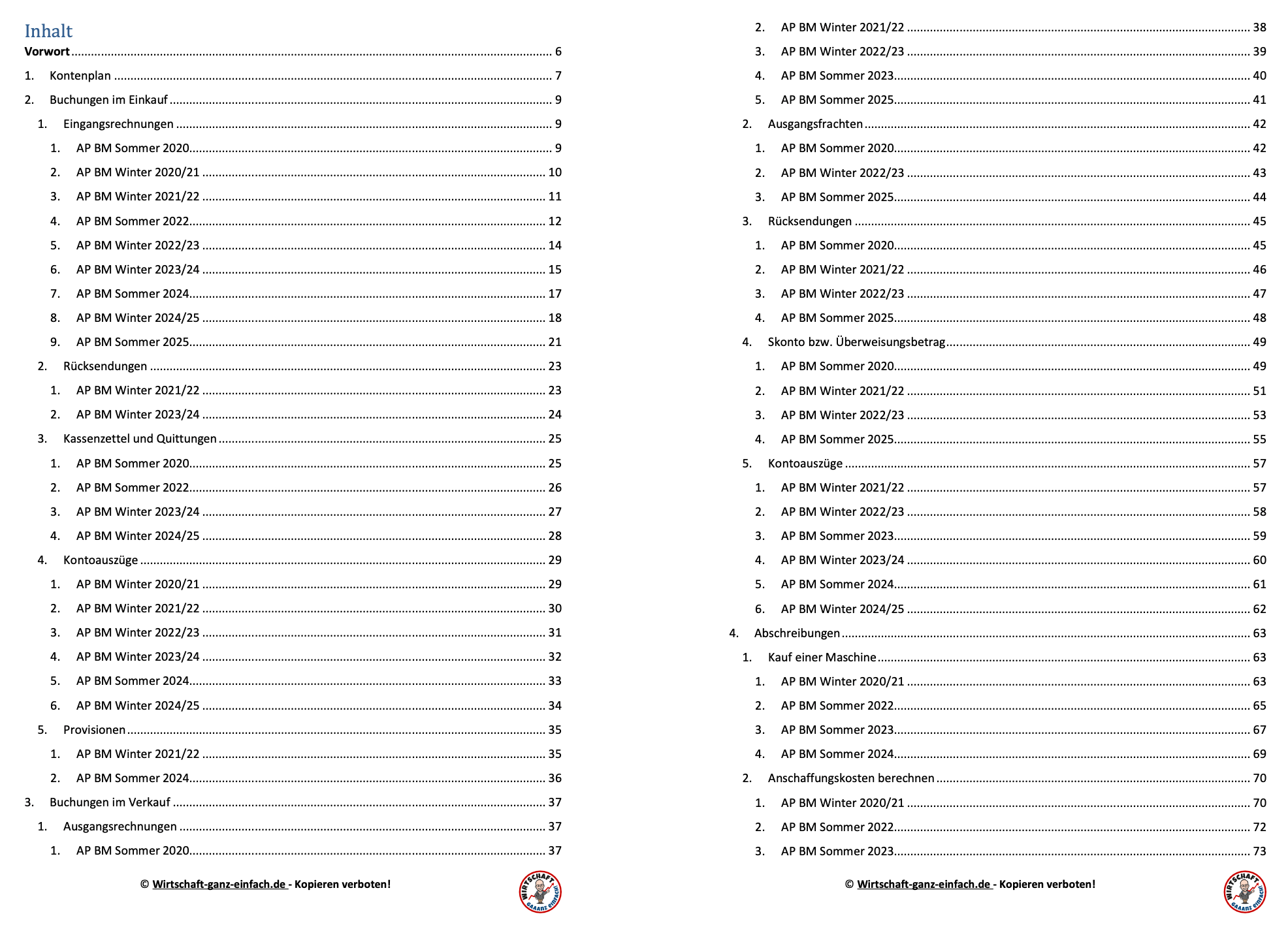 Themen Buchführung AP2 Auswertung der letzten 10 IHK-Prüfungen Buchführung AP2 Kaufleute für Büromanagement